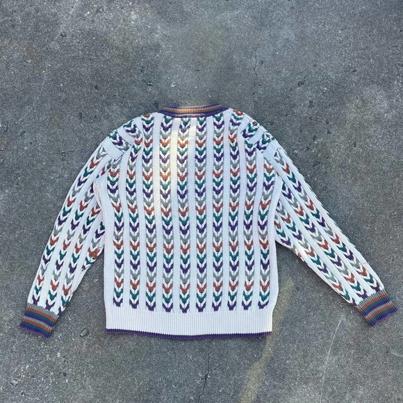 Vintage Salty Dog Gant Pattern Sweater Men's Large - Picture 3 of 5